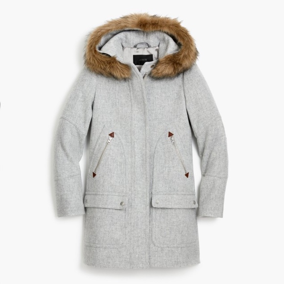 J. Crew Jackets & Blazers - Chateau Parka in Italian Stadium-Cloth Wool